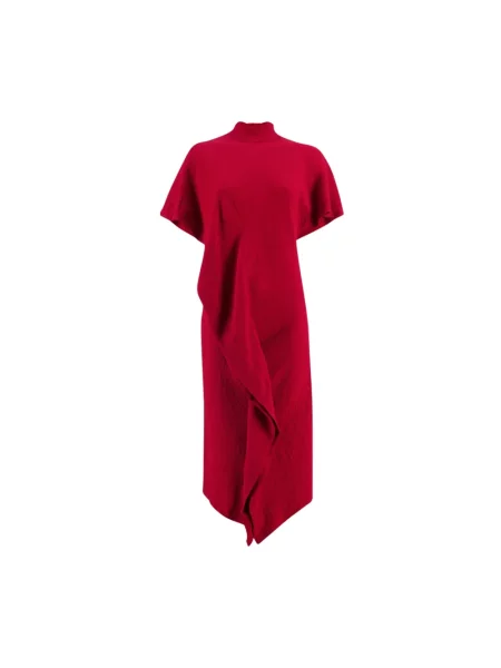 Sukienka midi Colville do kolan czerwona