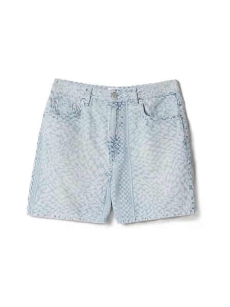 Szorty jeansowe Lala Berlin niebieskie