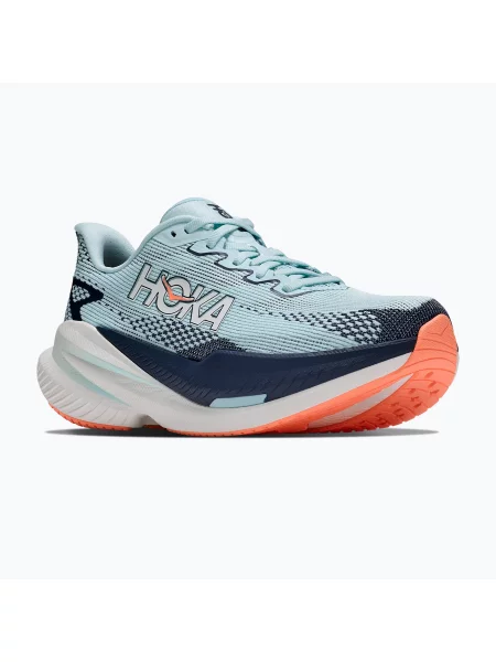 Încălțăminte de alergare pentru femei HOKA Mach X 3 glimmering blue/varsity navy albastru