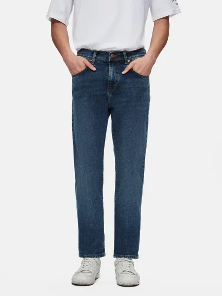 Завужені джинси LTB Jeans темно-синій бавовна/еластан сині