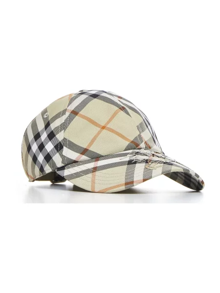 Czapka z daszkiem Burberry beżowa
