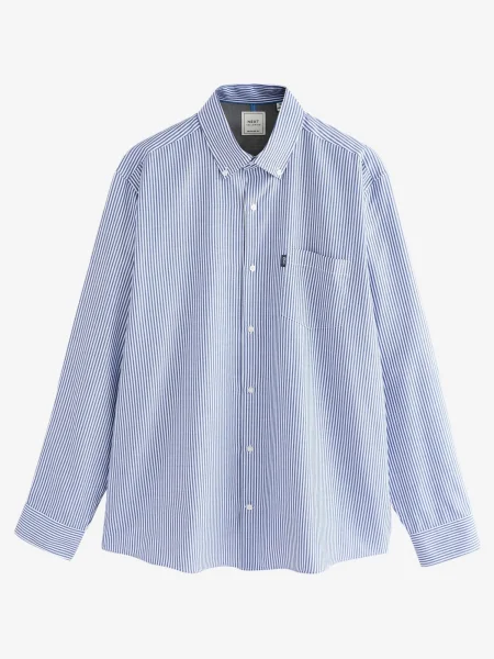 Next Košile safírová bílá