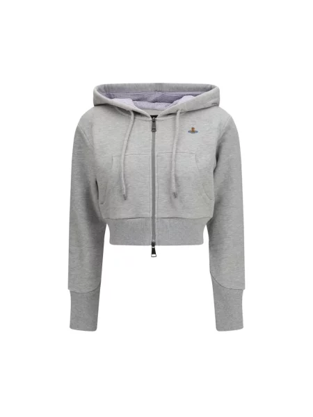 Bluza z kapturem Vivienne Westwood szara