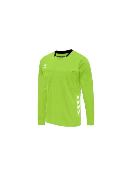 Hummel Tricou funcțional galben neon / negru / alb verde
