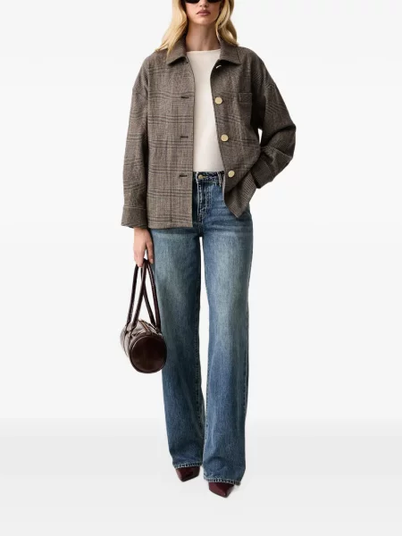 Blugi drepți Armani Exchange albastru