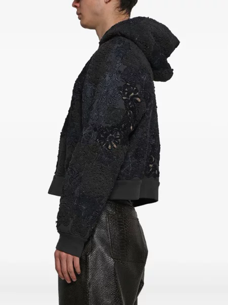 Φλοράλ hoodie Earthling Vip γκρι
