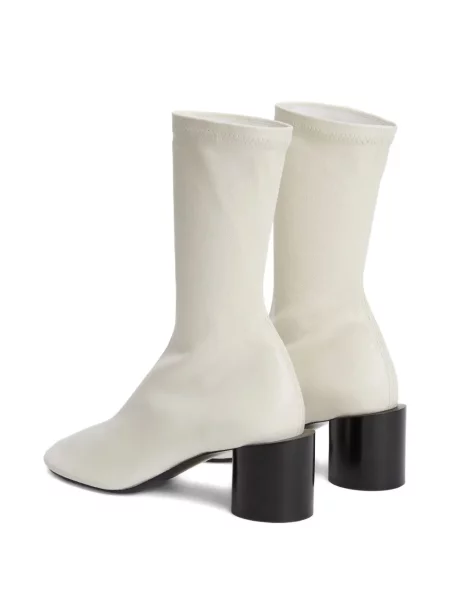 Cizme scurte Jil Sander alb
