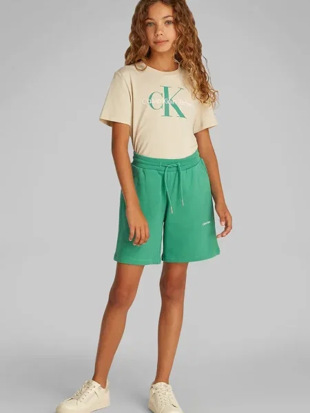Calvin Klein Jeans šortky zelené