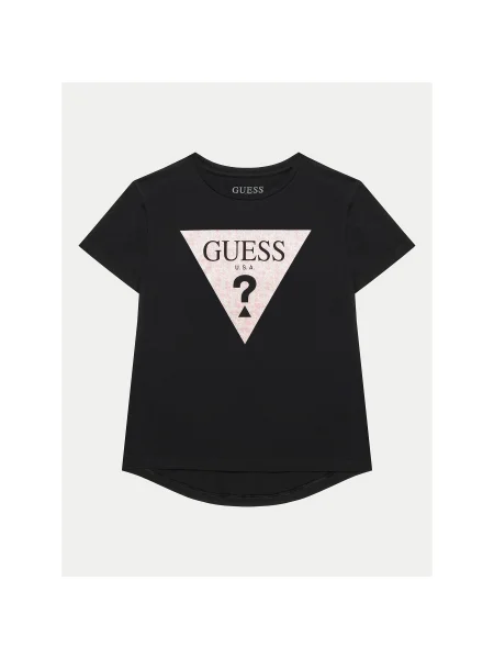 Guess Póló Regular Fit fekete