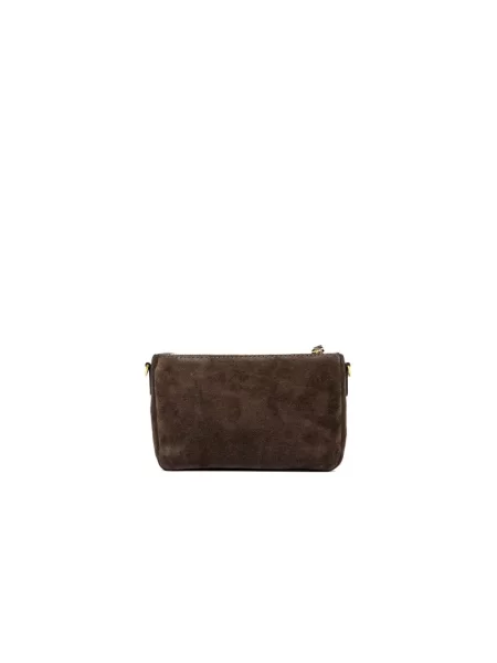 Torebka crossbody Gianni Chiarini zamszowa brązowa