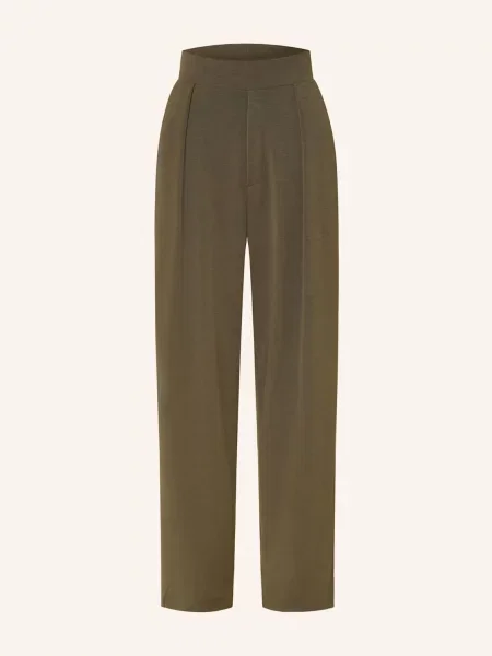 Darling Harbour Žerzejové Kalhoty dark olive khaki