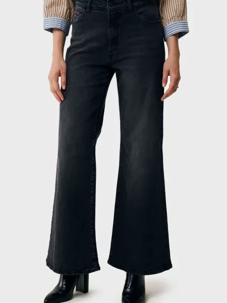 Широкие джинсы Mexx черные