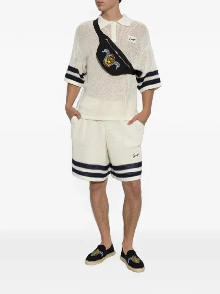 Pantaloni scurți Kenzo cu dungi