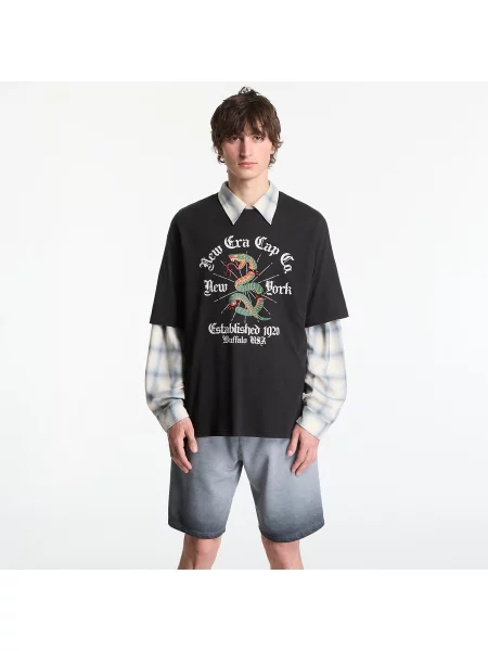 T-shirt New Era OS Graphic Tee UNISEX Black S μαύρο