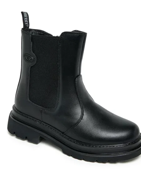 Diesel csizma platformos gyerek D-VYNCOUN BOOTS fekete
