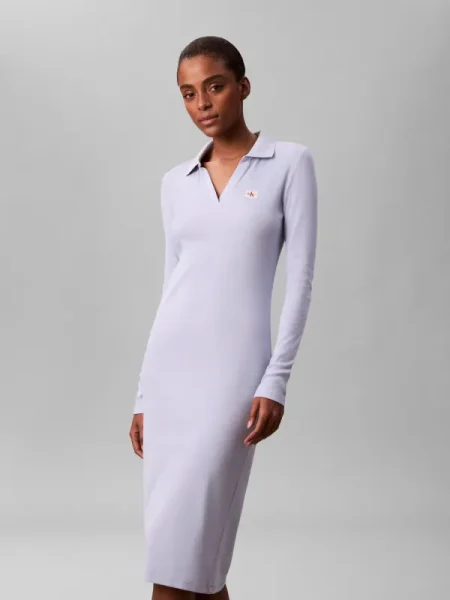 Calvin Klein Jeans Rochie JOHNNY mov deschis albastru