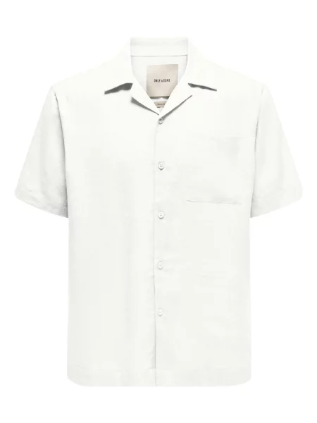 Only & Sons Cămașă Laurence' alb