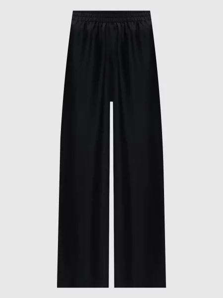 Штани із шовку Lisa Yang чорні
