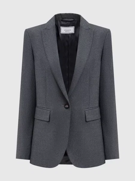 Жакет з вовною Peserico сірий
