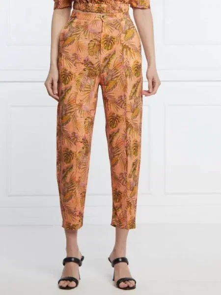 Desigual Pantaloni | cu adaos de in portocaliu