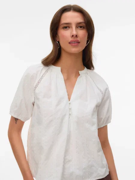 VERO MODA Blúzka VMJUTTY' biela