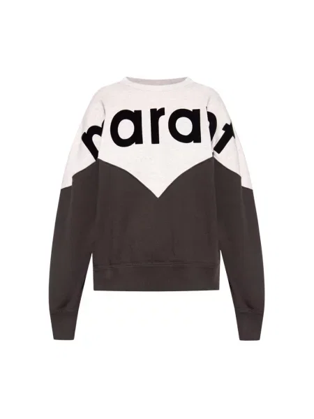 Aksamitna bluza Isabel Marant Etoile szara