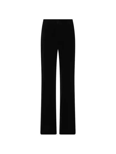 Pantaloni Kiltie de catifea negru