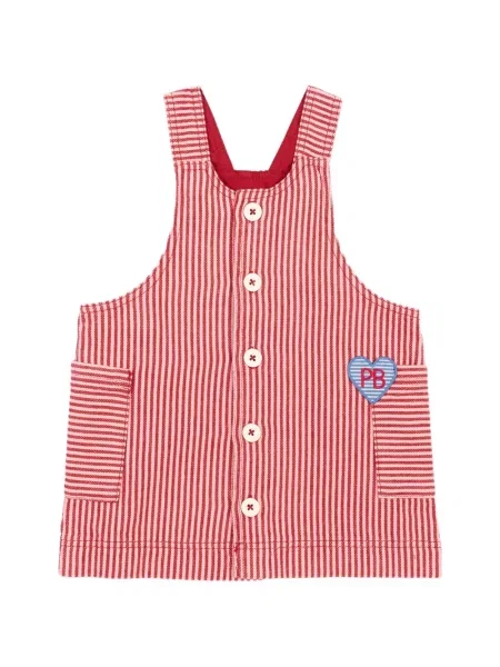 Sukienka dziecięca Petit Bateau czerwona
