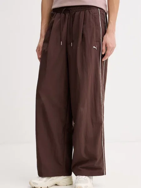 Legginsy Puma brązowe