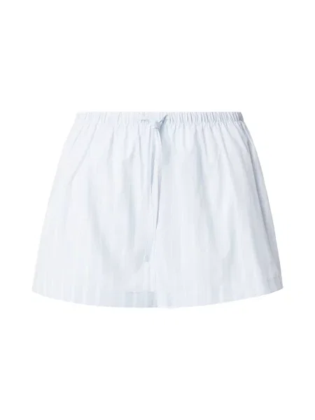 Hunkemöller Pantaloni de pijama albastru pastel alb
