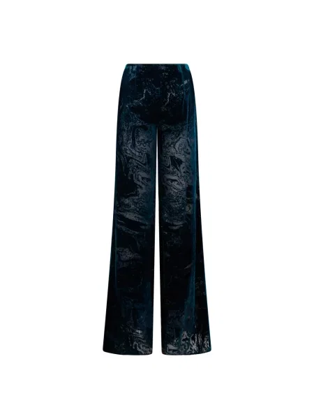 Spodnie Alberta Ferretti niebieskie