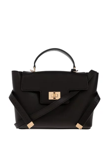 Geantă Max Mara din piele maro