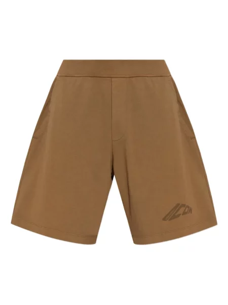 Pantaloni scurți Dsquared2 cu imagine maro