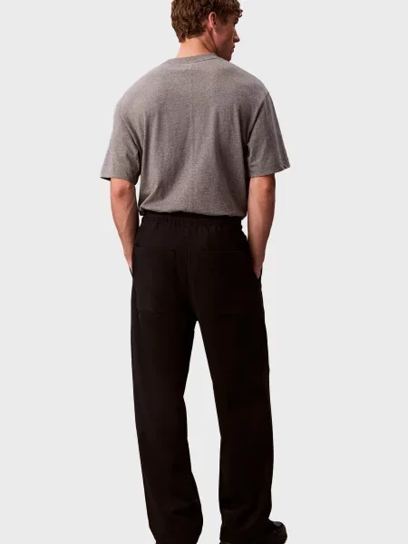 Махровые спортивные штаны Calvin Klein черные