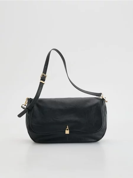 Reserved Torebka shopper czarny