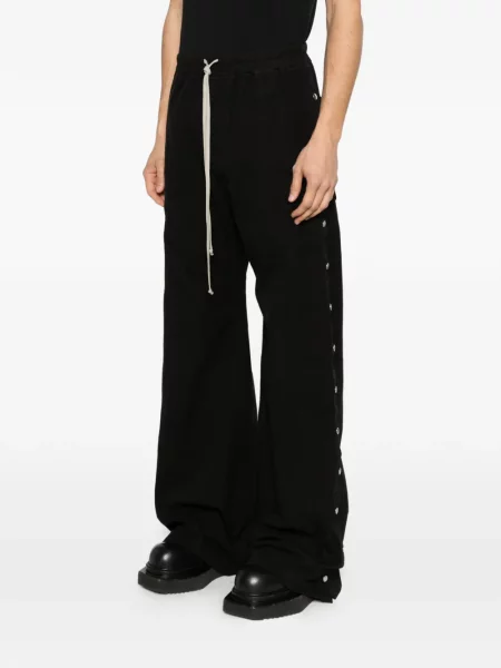 Παντελόνι με κορδόνι Rick Owens Drkshdw με κορδόνι μαύρο