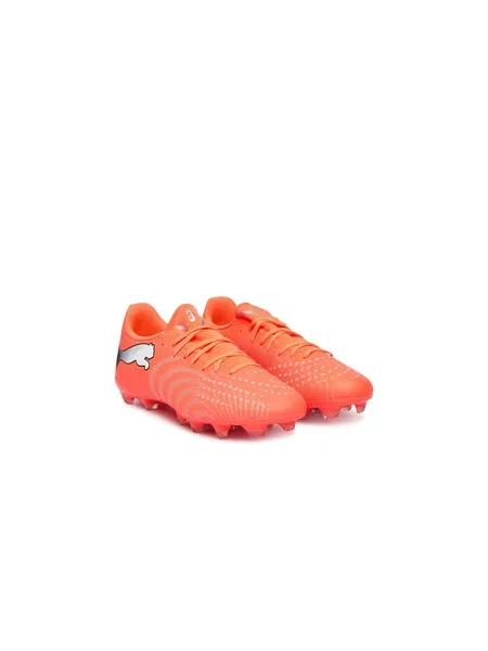 Puma Tenisice za nogomet Future 9 Play Fg/Ag 01 Narančasta bijela