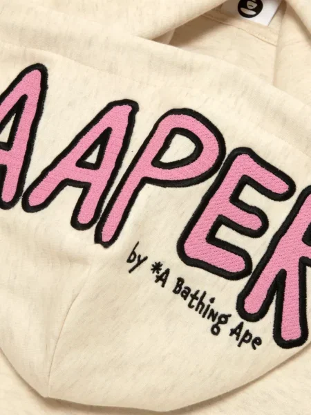 Hanorac cu glugă Aape By A Bathing Ape cu imagine cu cordon