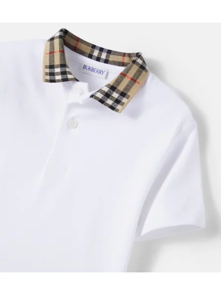 Gyerek pólóing Burberry fehér