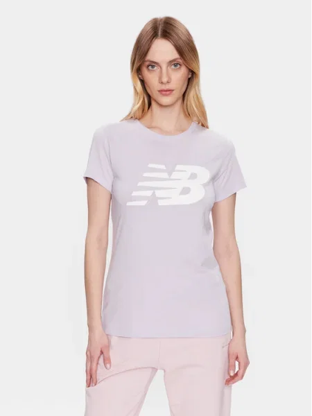 New Balance Tricou Classic Flying Nb Graphic Athletic Fit violet
