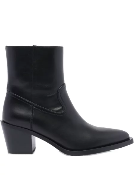 Botine Stuart Weitzman din piele cowboy negru