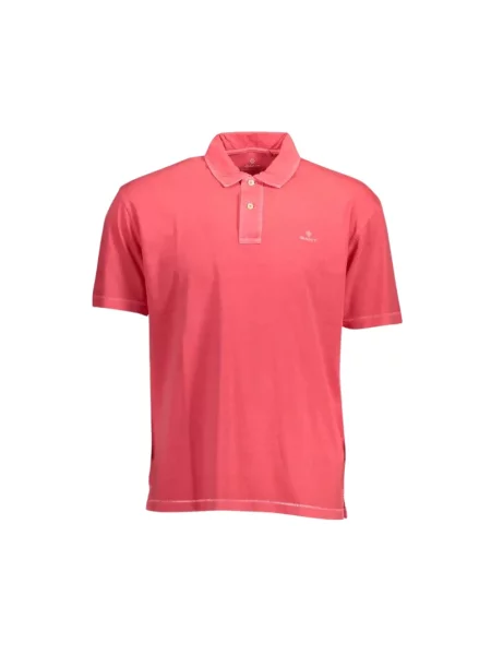 Koszulka polo Gant różowa