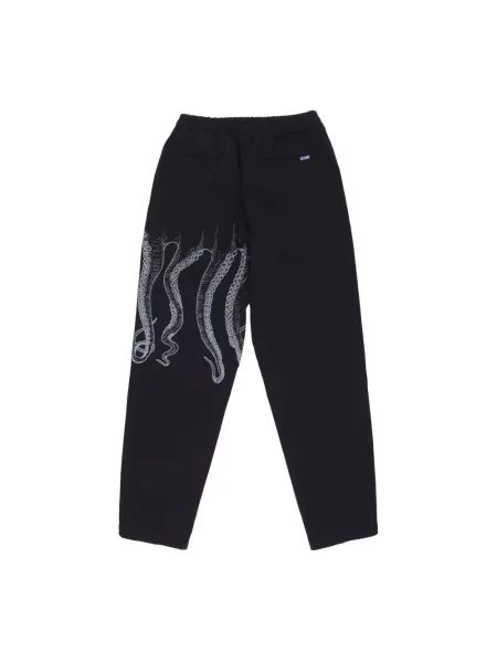 Joggery Octopus z nadrukiem czarne