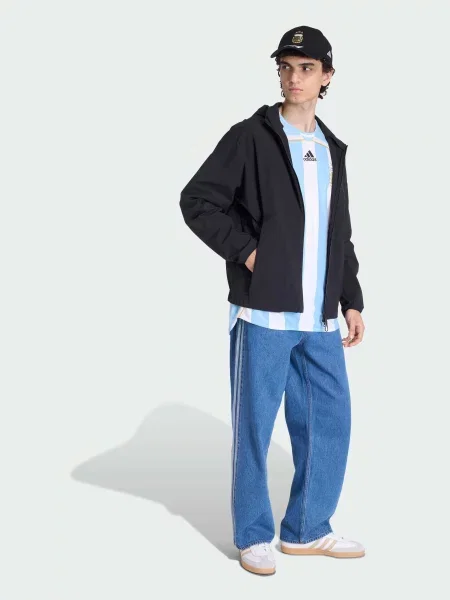 Широкі джинси adidas Adicolor синій
