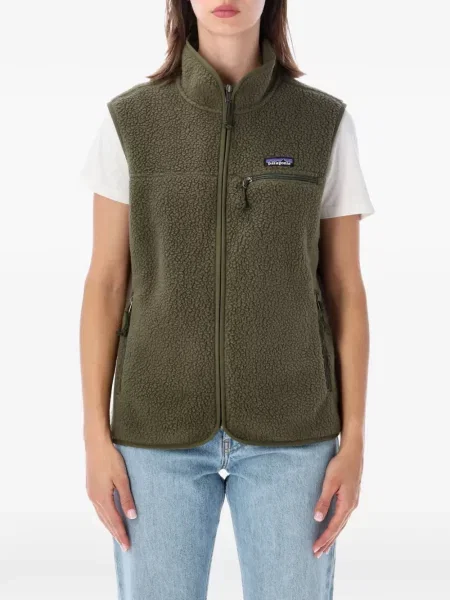 Vestă Patagonia fără mâneci retro verde