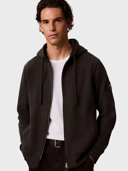 Худи Calvin Klein серое