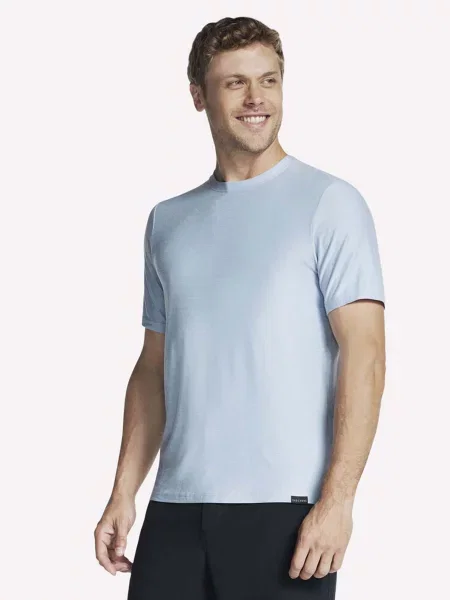 Футболка Skechers GO Dri All Day поліестер/спандекс блакитний