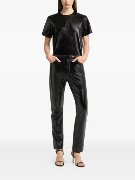 Tricou Courreges cu autograf negru
