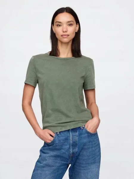 T-SHIRT KOSZULKA 1 GAP zielona