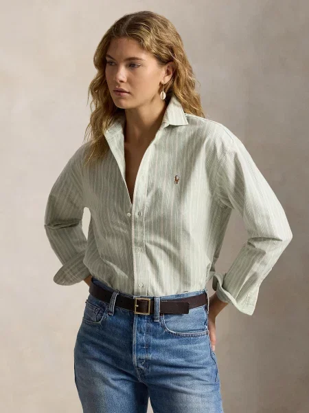 Polo Ralph Lauren Blúzka zafírová / pastelovo / staroružová / biela zelená